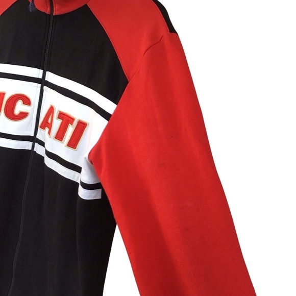 DUCATI Jersey Jacket Zip Up Size Large - Picture 4 of 7
